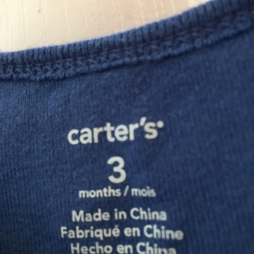 Little boys Carters onesie 3 months